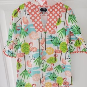 Mud Pie Flamingo Tunic